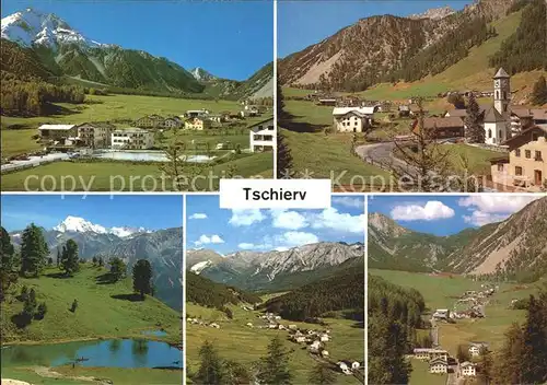 Tschierv Piz Daint Minschuns Lai da Juata Ortler Umbrail Ofenpass Kat. Tschierv