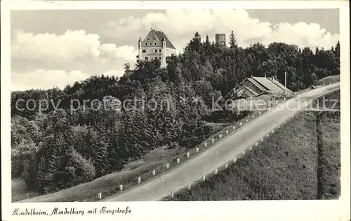 Mindelheim Mindelburg Bergstrasse Kat. Mindelheim