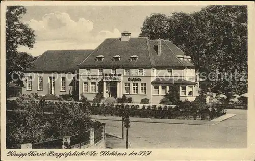 Berggiesshuebel Klubhaus der SVA  Kat. Bad Gottleuba Berggiesshuebel