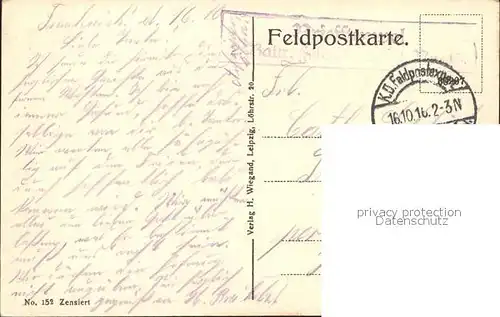 Peronne Somme Rathaus Feldzug 1914 16 Kat. Peronne