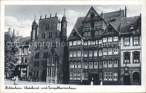 Hildesheim Wedekind  und Tempelherrenhaus Kat. Hildesheim