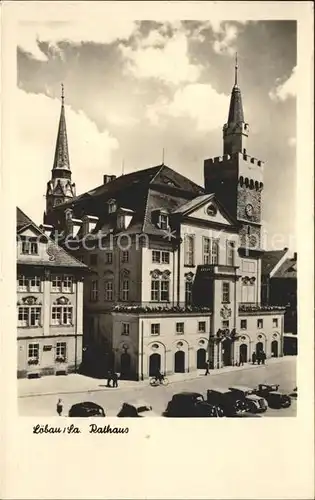 Loebau Sachsen Rathaus  Kat. Loebau