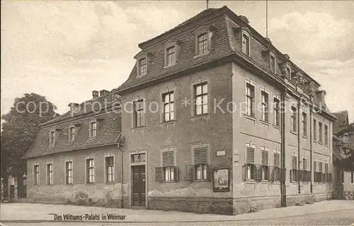 Weimar Thueringen Wittumspalais Kat. Weimar