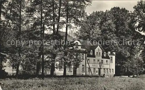 Waldenburg Sachsen Gasthof Gruenfeld Gruenfelder Park  Kat. Waldenburg Sachsen