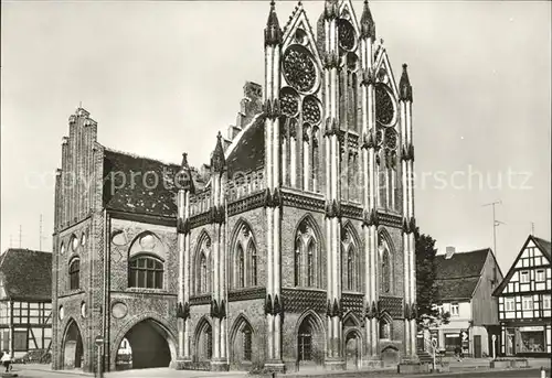 Tangermuende Rathaus Ratslaube  Kat. Tangermuende