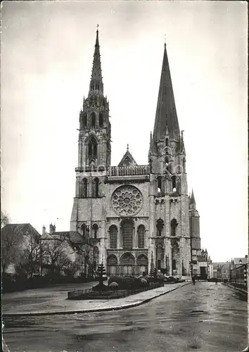 Chartres Eure et Loir Cathedrale Notre Dame Facade Orientale  Kat. Chartres