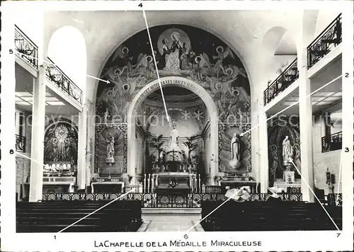 Paris Chapelle de la medaille miraculeuse Kat. Paris