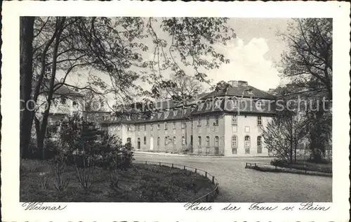 Weimar Thueringen Haus der Frau von Stein Kaiser Kaffee Kat. Weimar