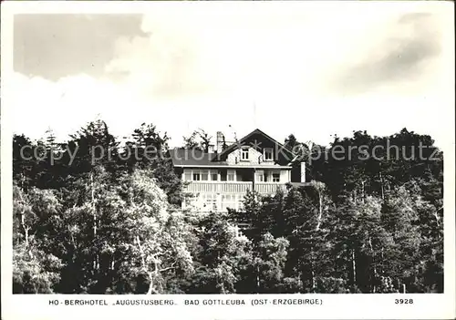 Bad Gottleuba Berggiesshuebel HO Berghotel Augustusberg Kat. Bad Gottleuba Berggiesshuebel