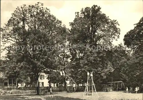 Sondershausen Thueringen HOG Zum Possen mit Spielplatz Kat. Sondershausen