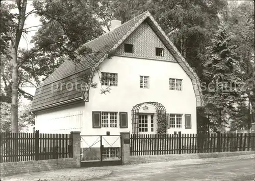 Buckow Maerkische Schweiz Brecht Weigel Haus Kat. Buckow Maerkische Schweiz