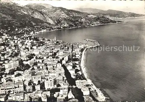 Menton Alpes Maritimes Fliegeraufnahme Kat. Menton