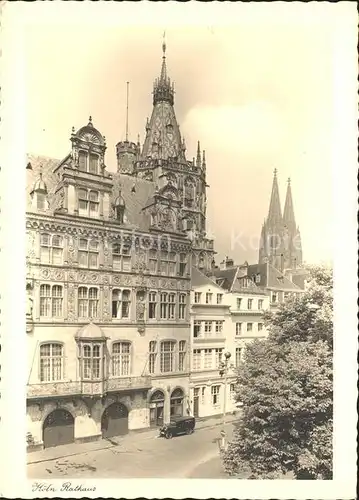 Koeln Rhein Rathaus Kat. Koeln