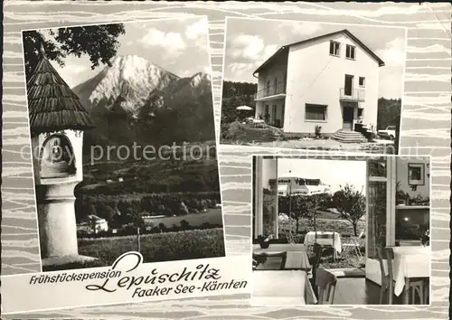 Faakersee Pension Lepuschitz Kat. Villach