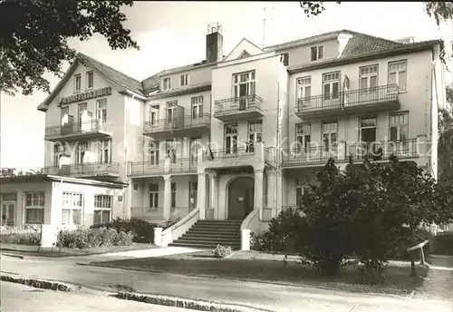 Kuehlungsborn Ostseebad Reisebuero Dr. Robert Koch Hotel Kat. Kuehlungsborn
