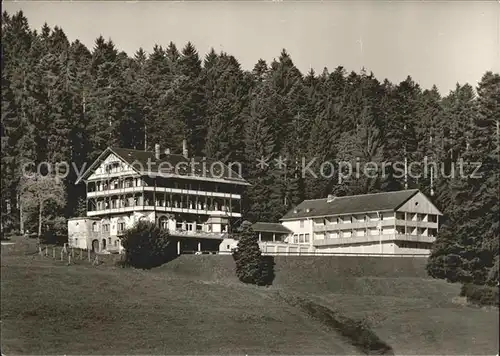 Freudenstadt Waldhotel und Cafe Stokinger Kat. Freudenstadt