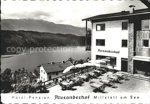 Millstatt Kaernten Hotel Pension Alexanderhorf am See Kat. Millstatt Millstaetter See