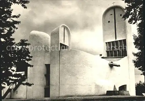 Ronchamp Haute Saone Chapelle de Notre Dame Architecte Le Corbusier Kat. Ronchamp