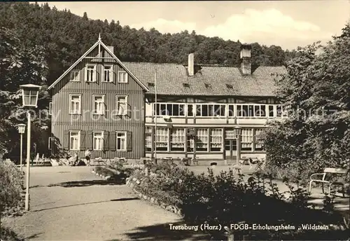 Treseburg Harz FDGB Erholungsheim Wildstein Kat. Treseburg