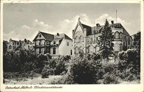 Ahlbeck Ostseebad Kindersanatorium Kat. Heringsdorf Insel Usedom