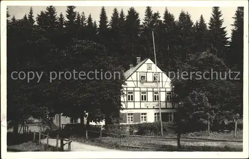 Neudorf Erzgebirge Jugendherberge Rudolf Marek Heim Kat. Oberwiesenthal