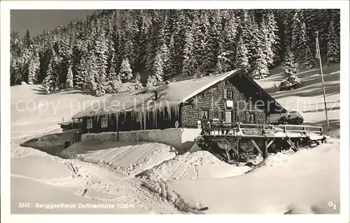 Spitzingsee Berggasthaus Duffnerhuette Kat. Schliersee