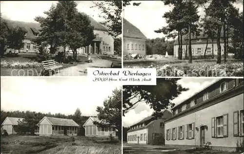 Dierhagen Ostseebad FDGB heim Ernst Moritz Arndt Kat. Dierhagen Ostseebad