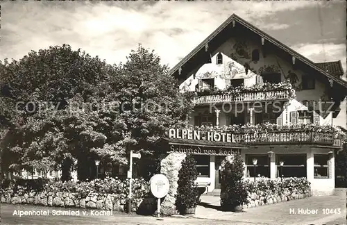 Kochel See Alpenhotel Schmied von Kochel Kat. Kochel a.See