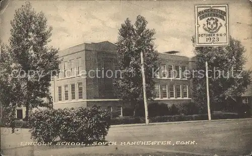 Manchester Connecticut Lincoln School Kat. Manchester