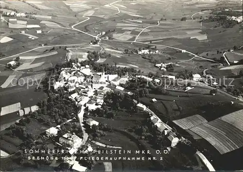 Peilstein Muehlviertel Fliegeraufnahme Kat. Peilstein im Muehlviertel