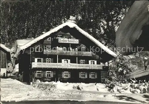 Gaschurn Vorarlberg Pension Sonnblick Kat. Gaschurn