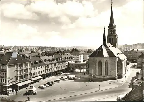 Zweibruecken Marktplatz mit Alexanderkirche Kat. Zweibruecken