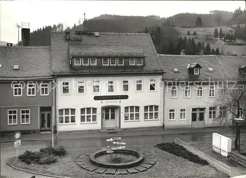 Leutenberg Thueringen FDGB Cafe Goldkuppe Restaurant Pension Kat. Leutenberg