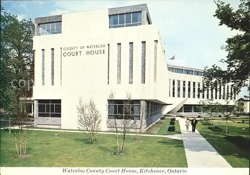 Kitchener Waterloo County Court House Kat. Kitchener