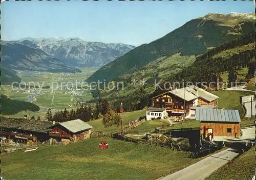 Zell Ziller Tirol Gasthaus Grindlalm Enzian Sepp Panorama Kat. Zell am Ziller