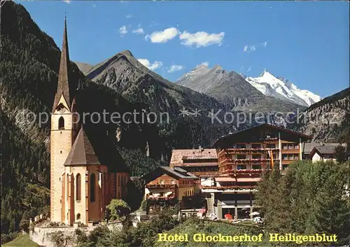 Heiligenblut Kaernten Hotel Glocknerhof Kirche Kat. Heiligenblut