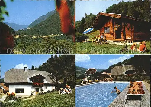 Winklern Kaernten Panorama Bungalow Swimmingpool Kat. Winklern