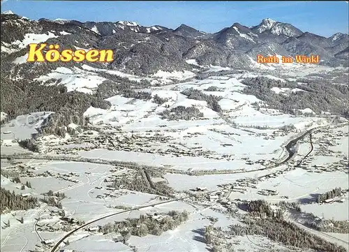 Koessen Tirol mit Reit im Winkl und Kaisergebirge Kat. Koessen