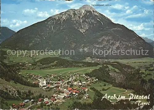 Arzl Pitztal Totalansicht Kat. Arzl im Pitztal