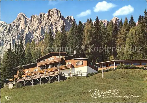 Muehlbach Hochkoenig Alpengasthof Rupertihaus Kat. Muehlbach am Hochkoenig