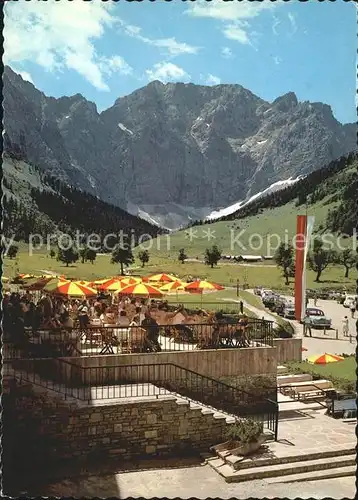 Hinterriss Tirol Alpengasthof Eng Terrasse Karwendel Kat. Vomp