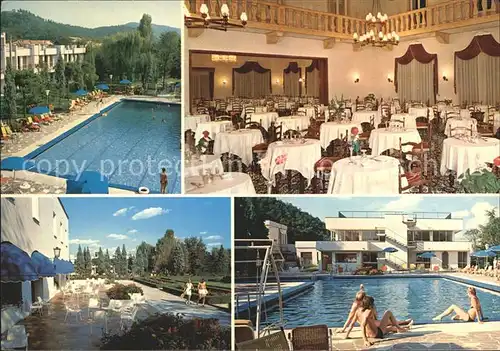 Abano Terme Hotel Ermitage Bel Air Speisesaal Terrasse Swimmingpool Kat. Abano Terme