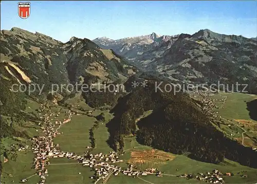 Bezau Vorarlberg Totalansicht Kat. Bezau