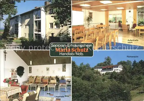 Handlab Senioren Erholungsheim Maria Schutz Aufenthaltsraum Liegehalle Kat. Iggensbach