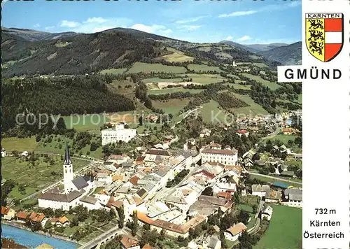 Gmuend Kaernten Fliegeraufnahme Stadttor Kat. Gmuend in Kaernten