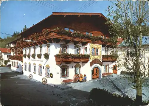 Koessen Tirol Gasthof Pension Sonnenhof Kat. Koessen