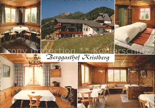 Kristberg Berggasthof Kristberg Kat. Silbertal