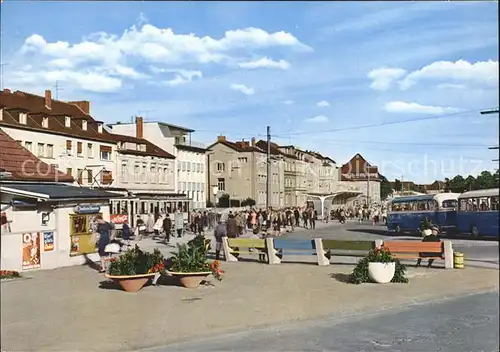 Siegburg Wilhelmstrasse mit Bus   Bahnhof Kat. Siegburg