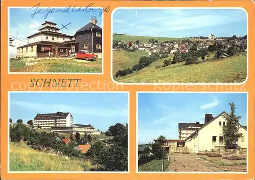 Schnett Jugendherberge Ernst Heilmann Kat. Masserberg Thueringer Wald