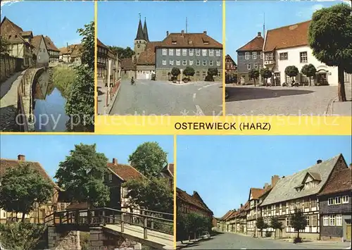 Osterwieck Am Damm Markt Heimatmuseum Kapellenstrasse Kat. Osterwieck